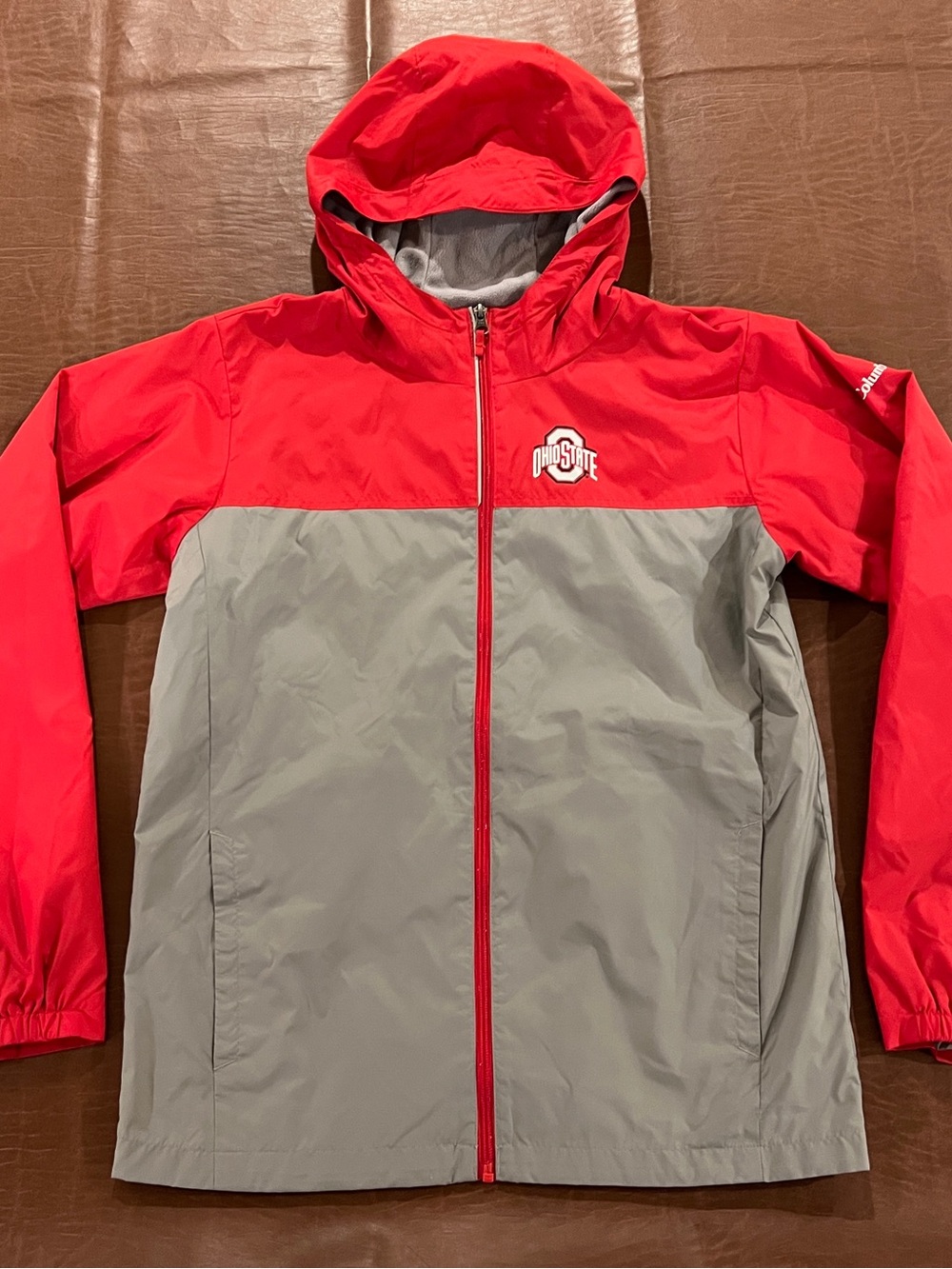 Columbia Youth Ohio State Full-Zip Hooded Jacket - Youth XL